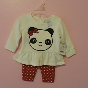 Panda baby outfit